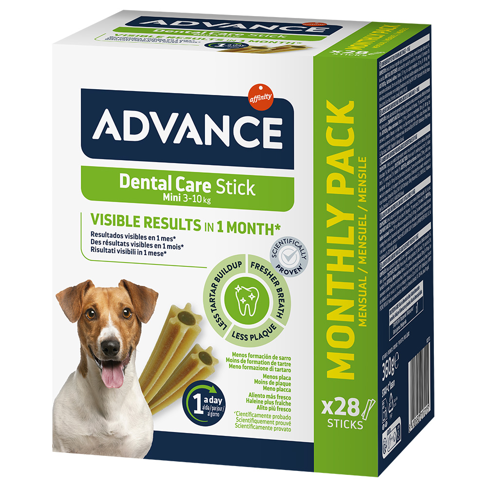 Advance Dental Mini Stick Snack per cane - 360 g (28 pz)