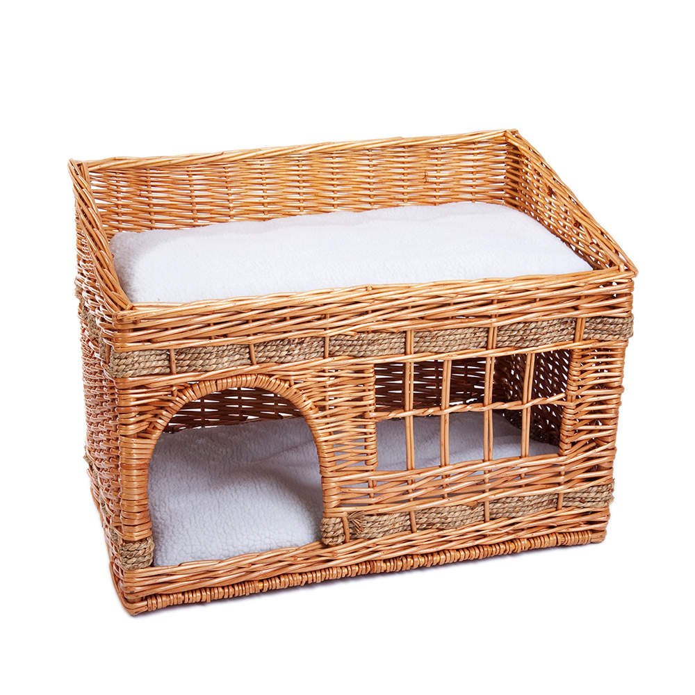 Cesta Pueblo - L 56 x P 36 x H 42 cm - marrone chiaro