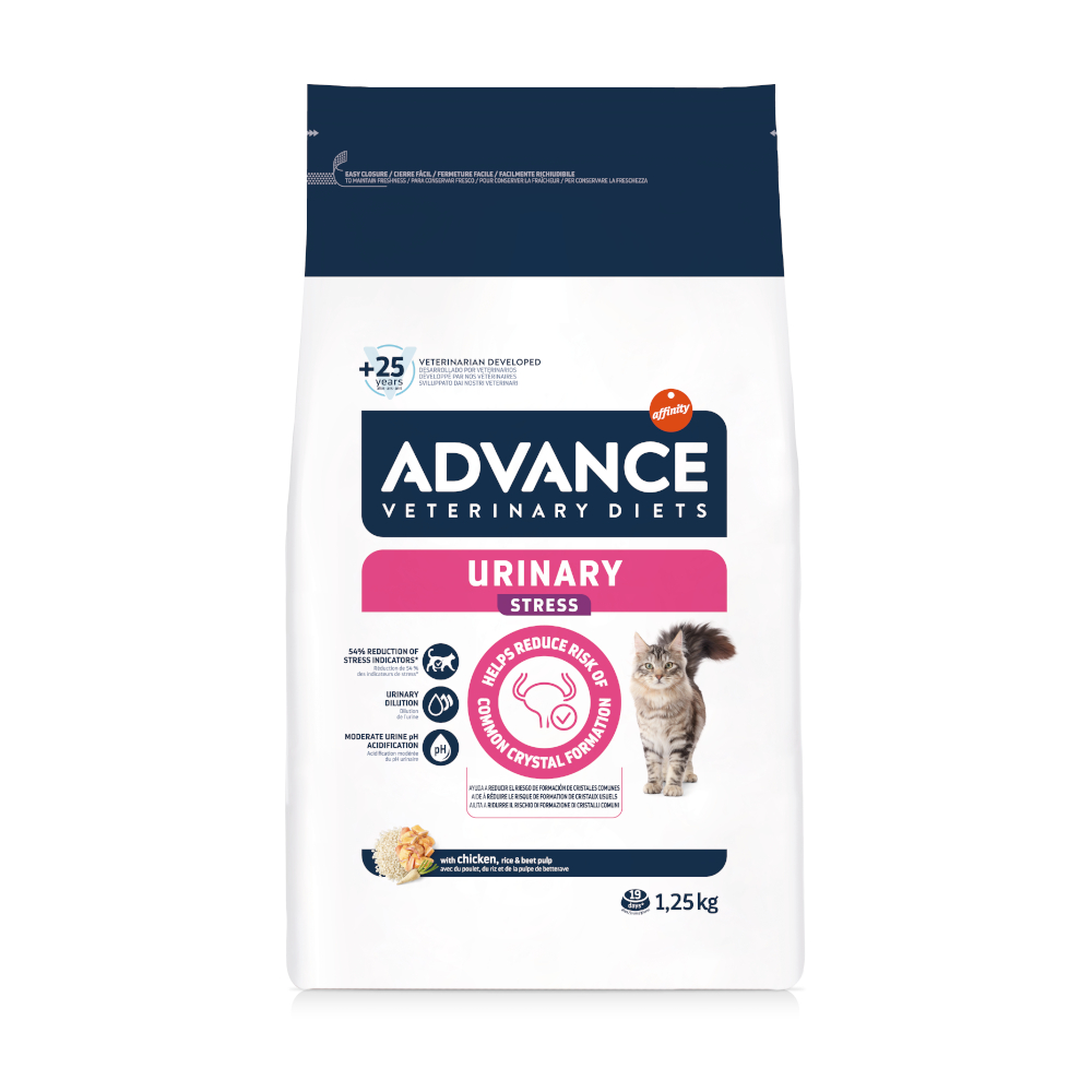 Advance Veterinary Diets Urinary Stress Crocchette per gatto - 1,25 kg