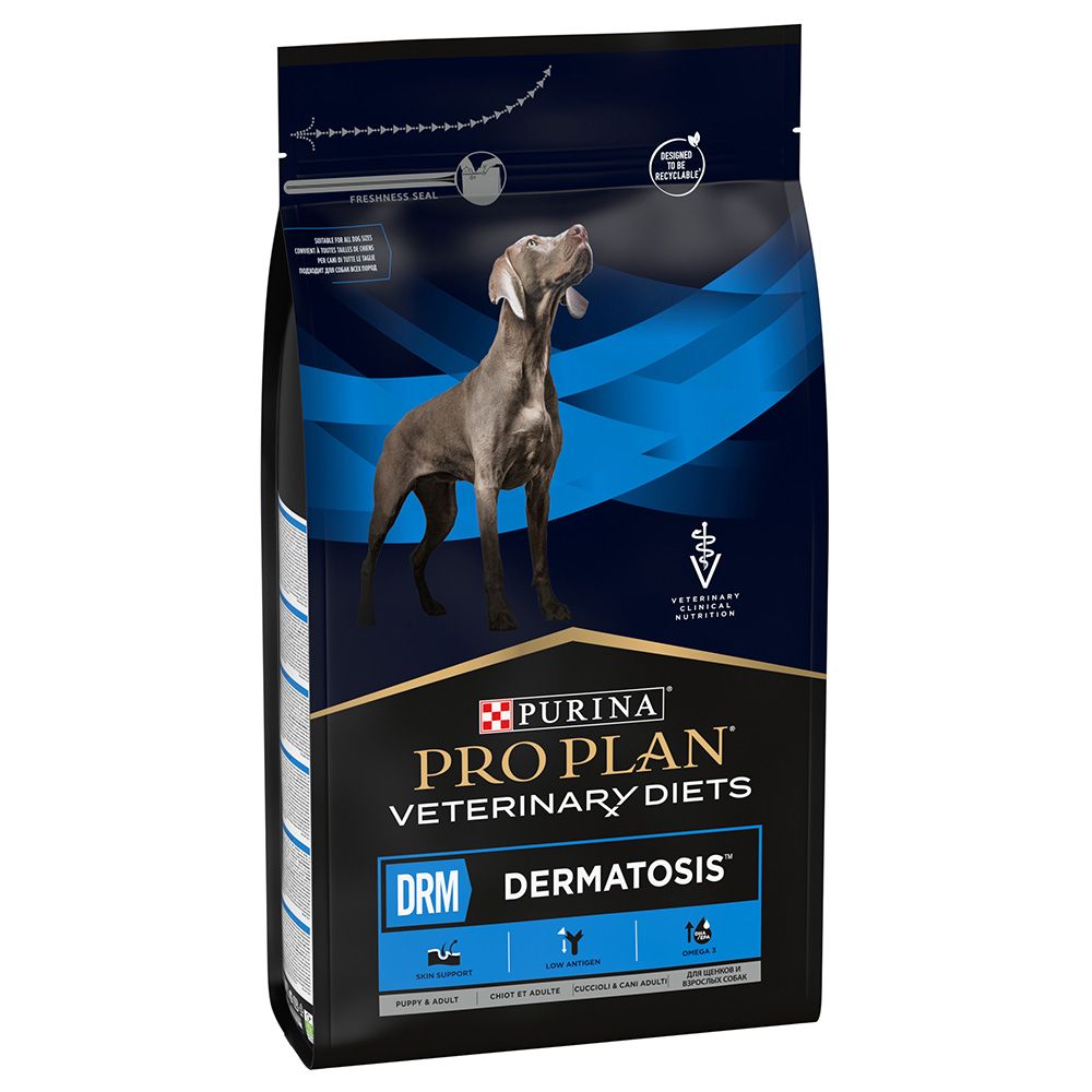 PURINA PRO PLAN Veterinary Diets DRM Dermatosis Crocchette per cane - 3 kg