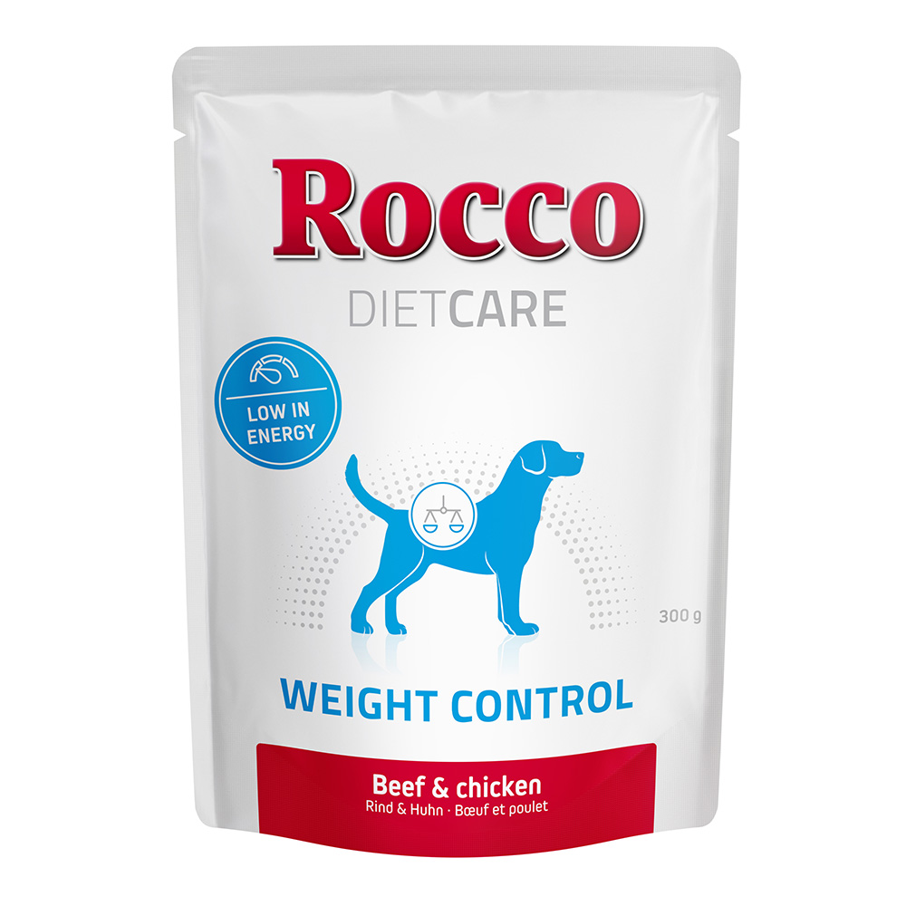 Rocco Diet Care Weight Control Buste Manzo & Pollo 300 g umido cane - 6 x 300 g