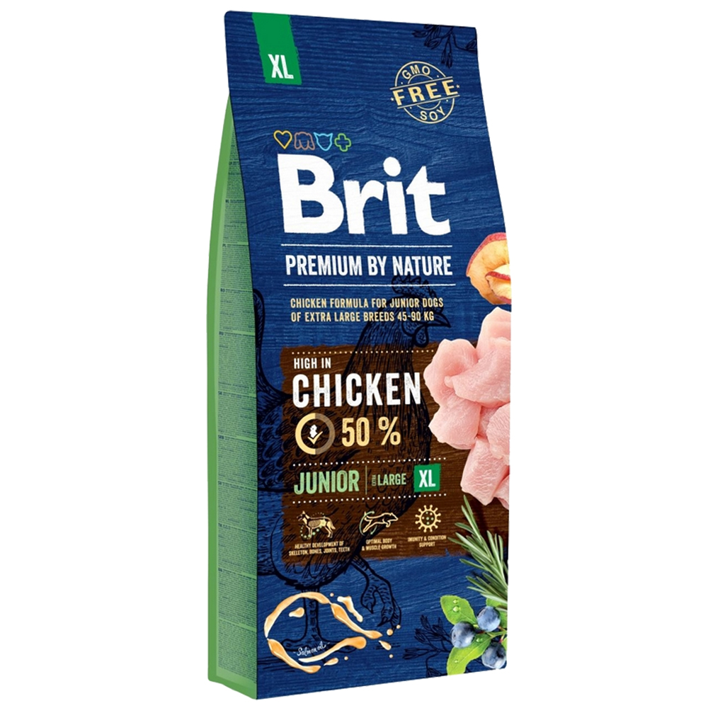 Brit Premium by Nature Junior XL Crocchette cane - 15 kg