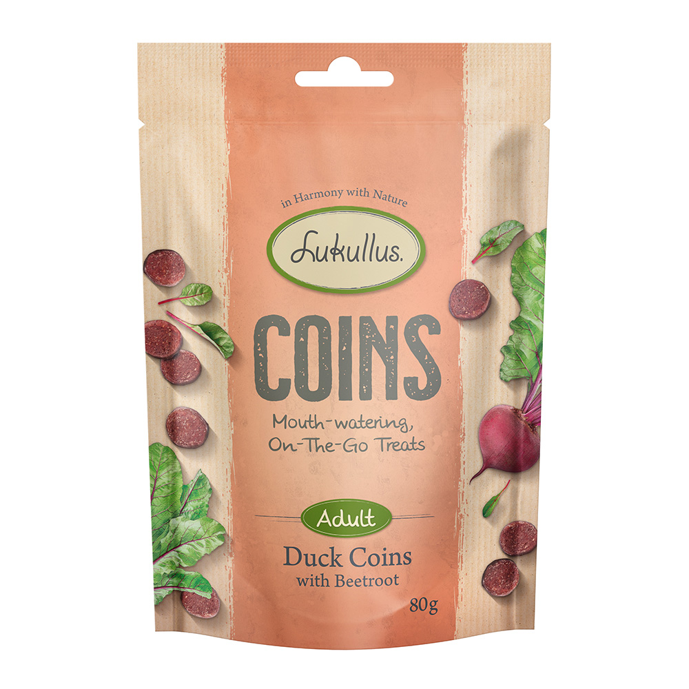 Lukullus Coins Anatra Adult Snack per cane - 80 g