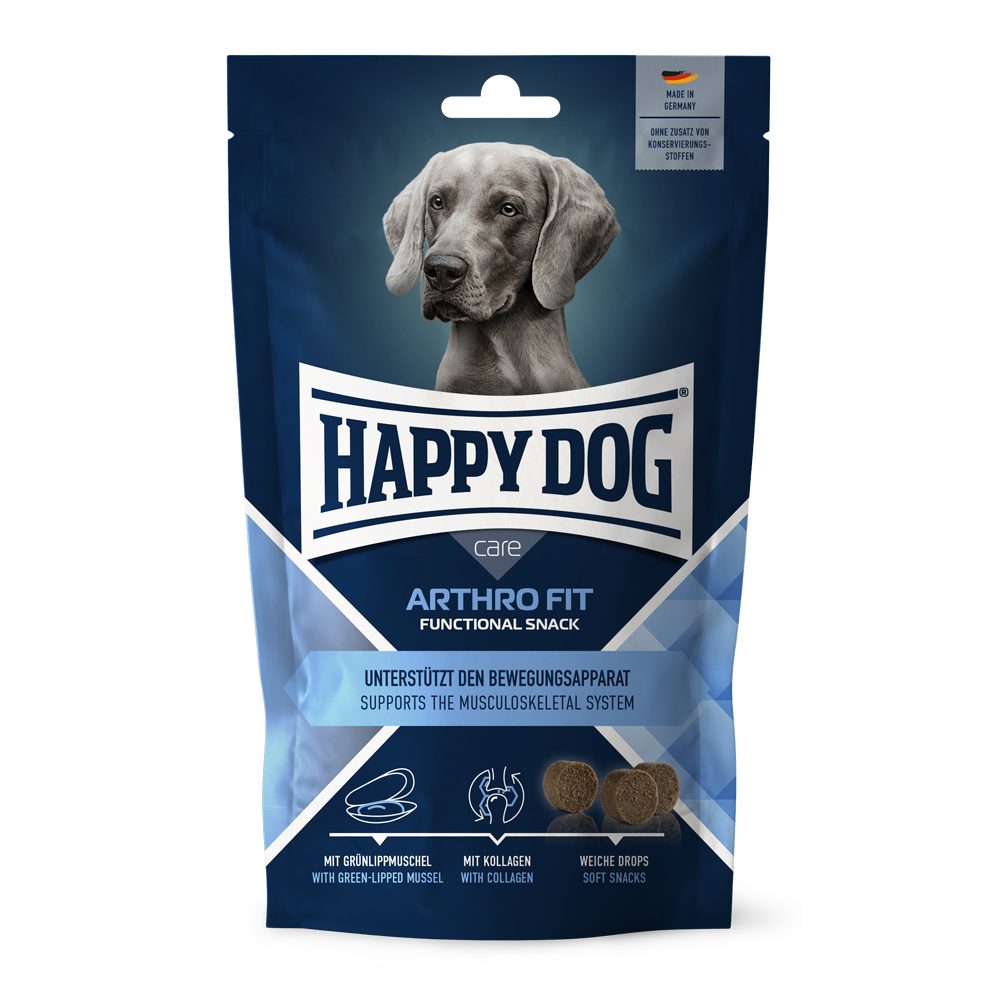 Happy Dog Care Snack per cane - 100 g Arthro Fit con salmone