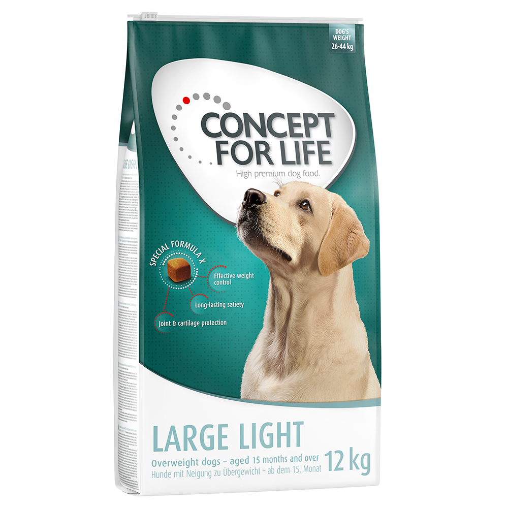 Concept for Life Large Light Crocchette per cani - 12 kg