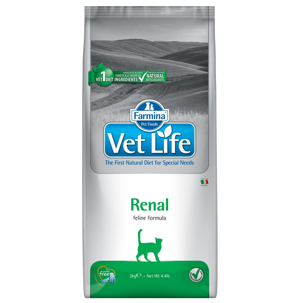Farmina Vet Life Renal Feline Formula Crocchette per gatti - 2 kg