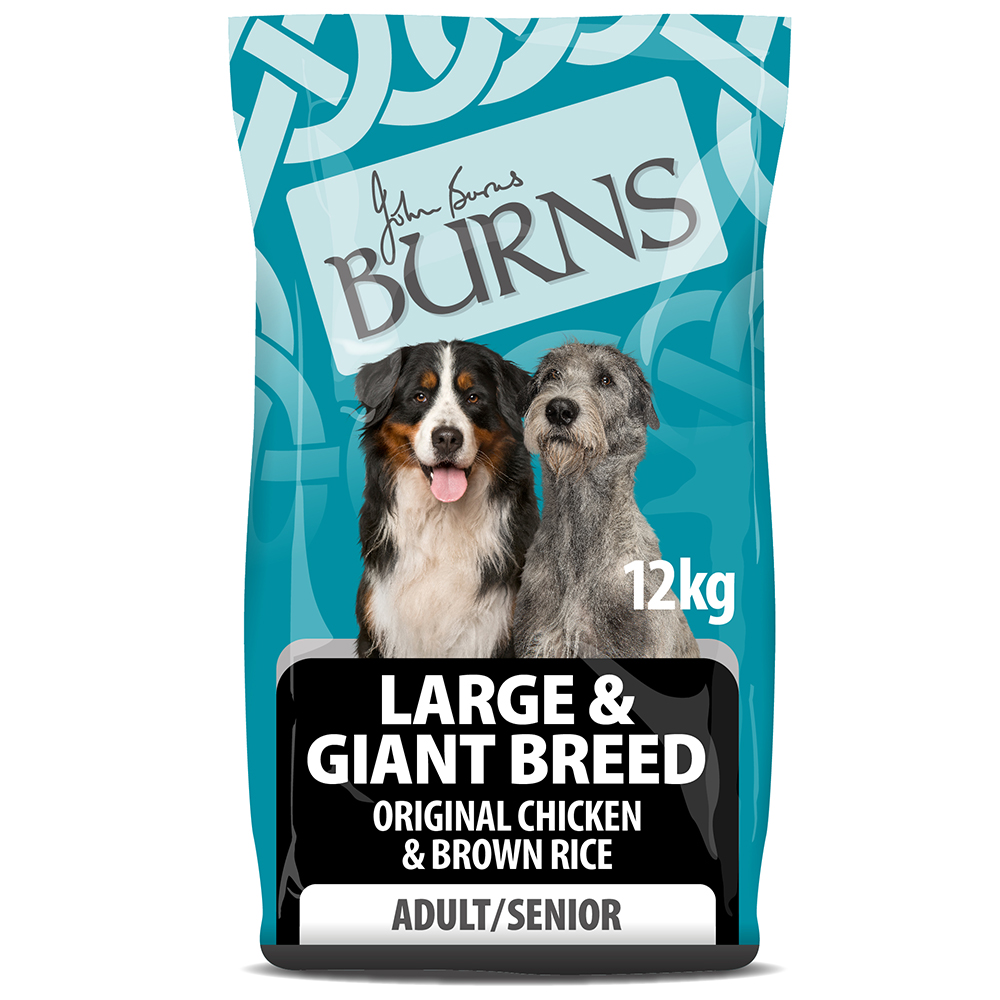 Burns Adult & Senior Large & Giant Breed Pollo & Riso Crocchette per cane - Set %: 2 x 12 kg