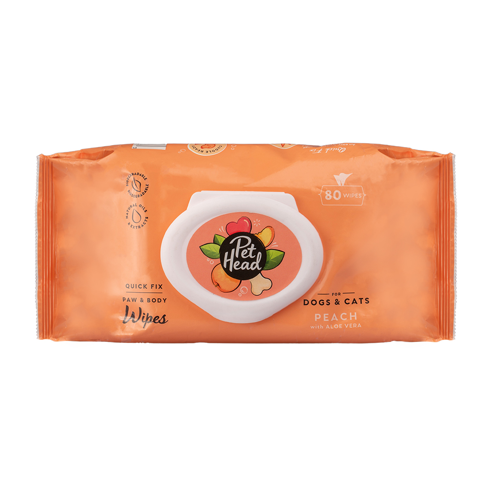 Pet Head Salviette Quick Fix - 80 pz