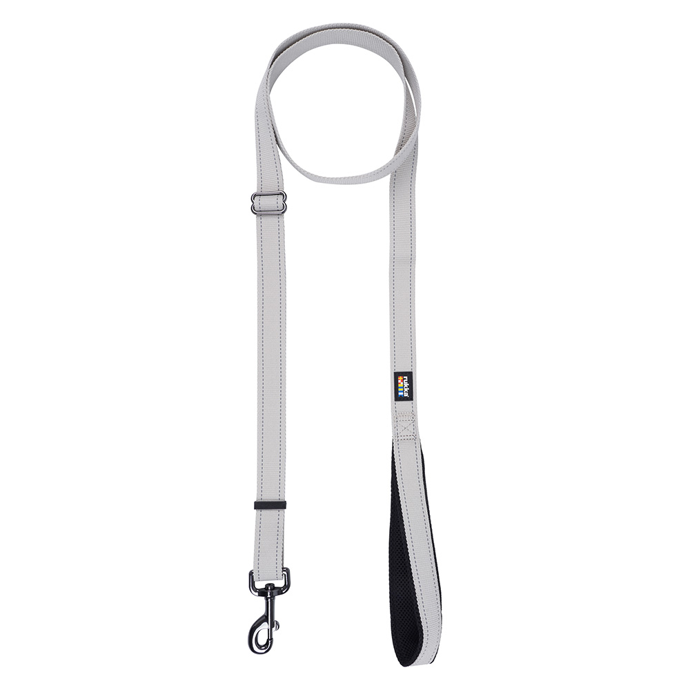 Guinzaglio Rukka® Bliss Eco, grigio - L 1,25 - 2 m x H 1 cm