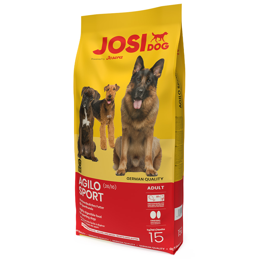 JosiDog Agilo Sport Crocchette cane - 15 kg