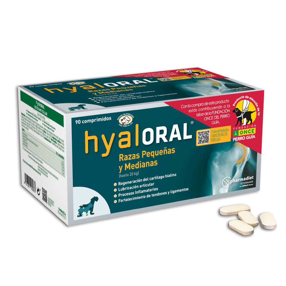 Hyaloral razze di piccola e media taglia - 90 compresse