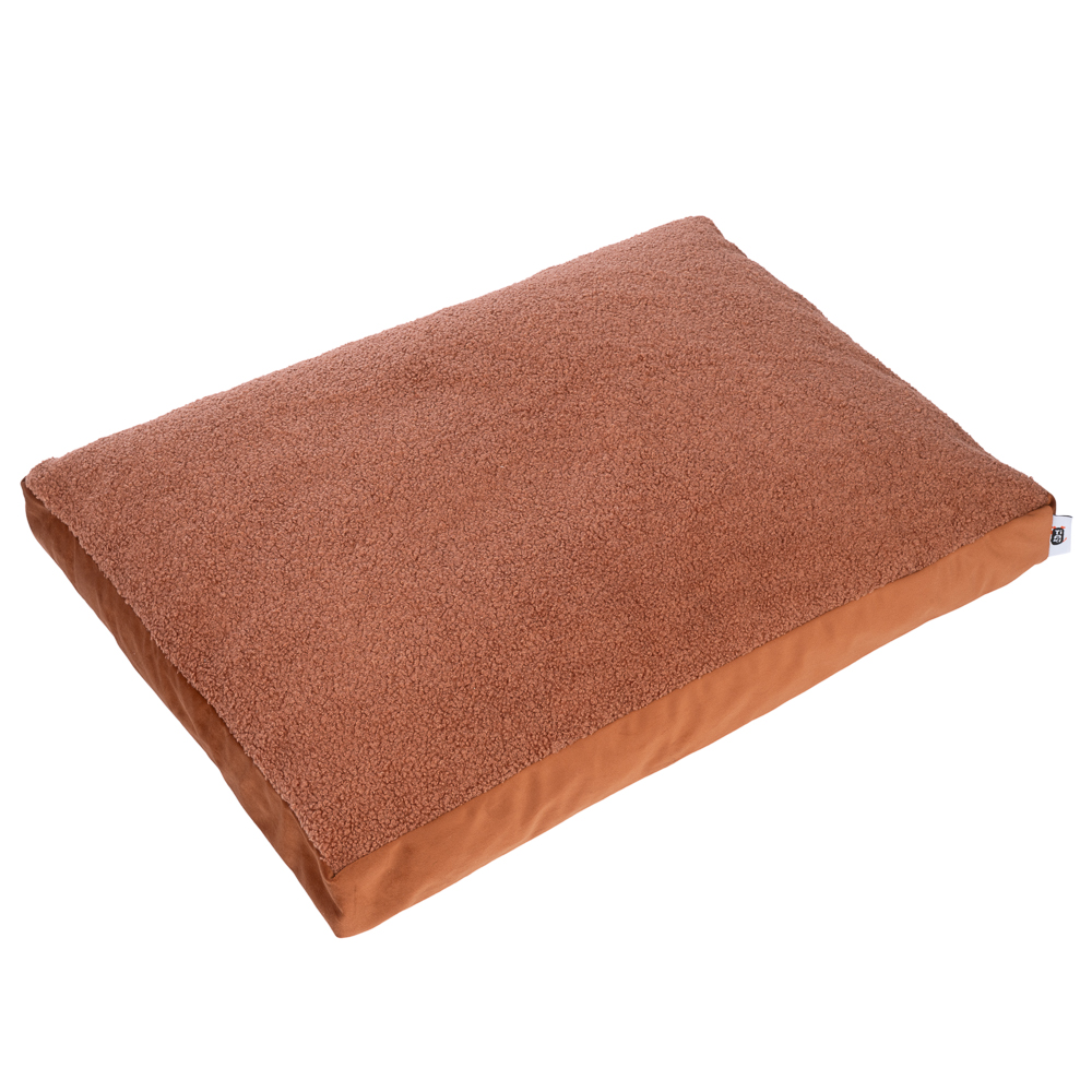 Materasso per cani TIAKI Teddy, rame - Tg. M: L 70 x P 50 x H 10 cm