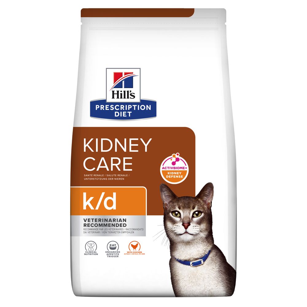 Hill's Prescription Diet k/d Kidney Care secco gatto - Pollo - 3 kg