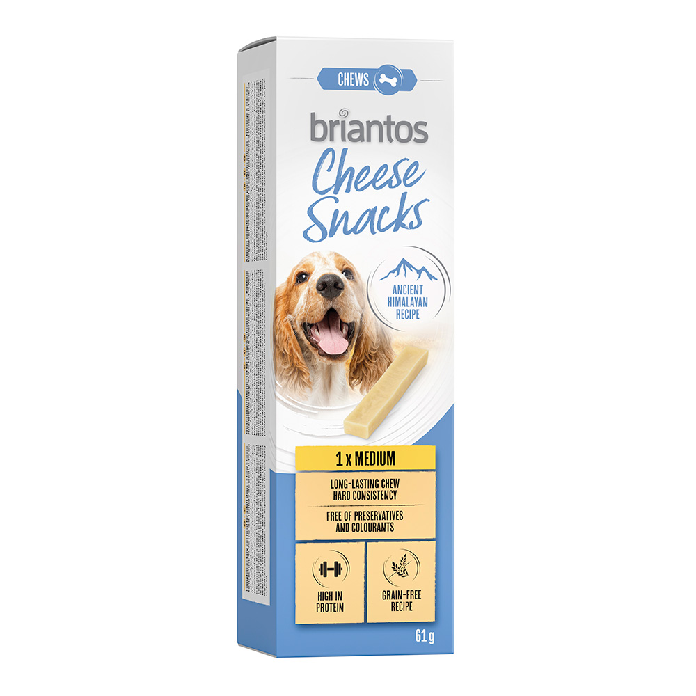 Briantos Cheese Snack per cane - 1 x 60 g Medium