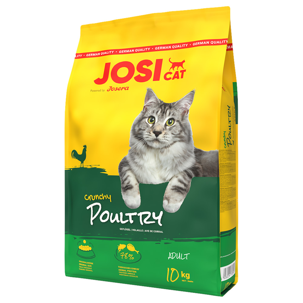 Josera JosiCat Crunchy Pollo Crocchette per gatto - 10 kg