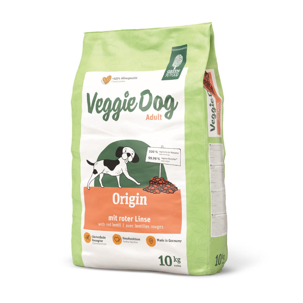 Green Petfood VeggieDog Origin Alimento secco per cani - 10 kg