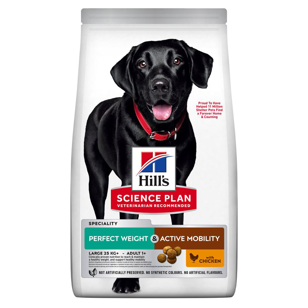 Hill's Science Plan Adult Perfect Weight & Active Mobility Large con Pollo - 12 kg