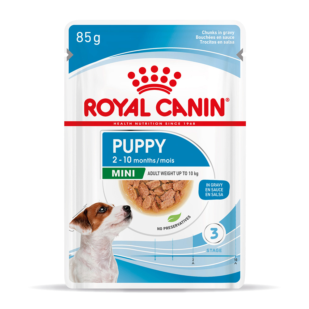 Royal Canin Mini Puppy umido in salsa per cane - 12 x 85 g
