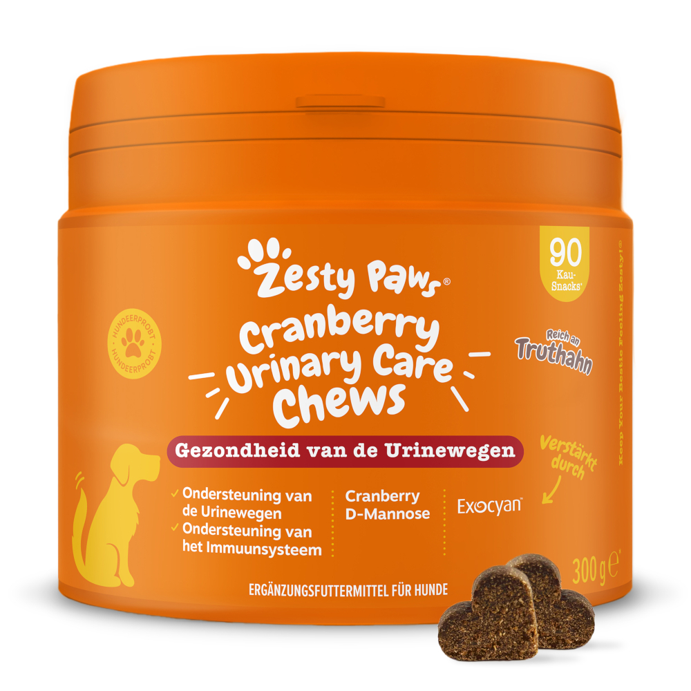 Zesty Paws Urinary Care Chews Mirtilli rossi - 90 pz