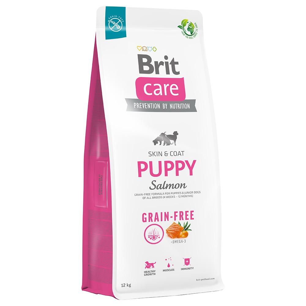 Brit Care Grain-free Puppy Salmone & Patate Crocchette cane - 12 kg