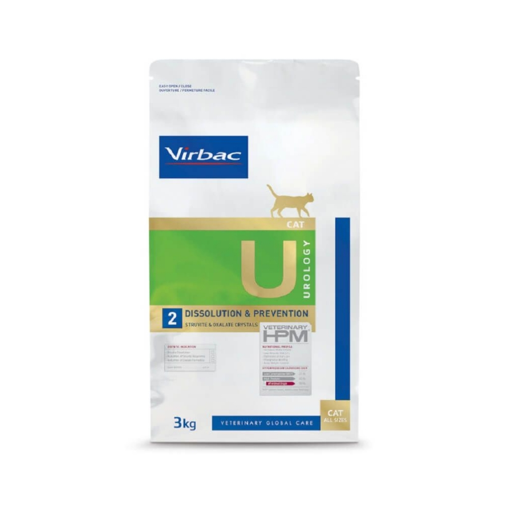 Virbac Veterinary HPM Cat Urologia Dissoluzione e Prevenzione U2 - 3 kg