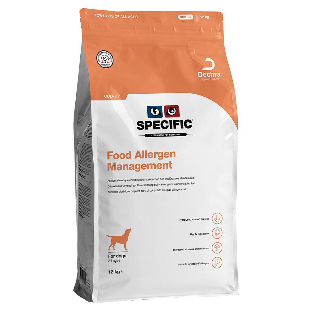 Specific Dog CDD - HY Food Allergy Management - Set %: 2 x 12 kg