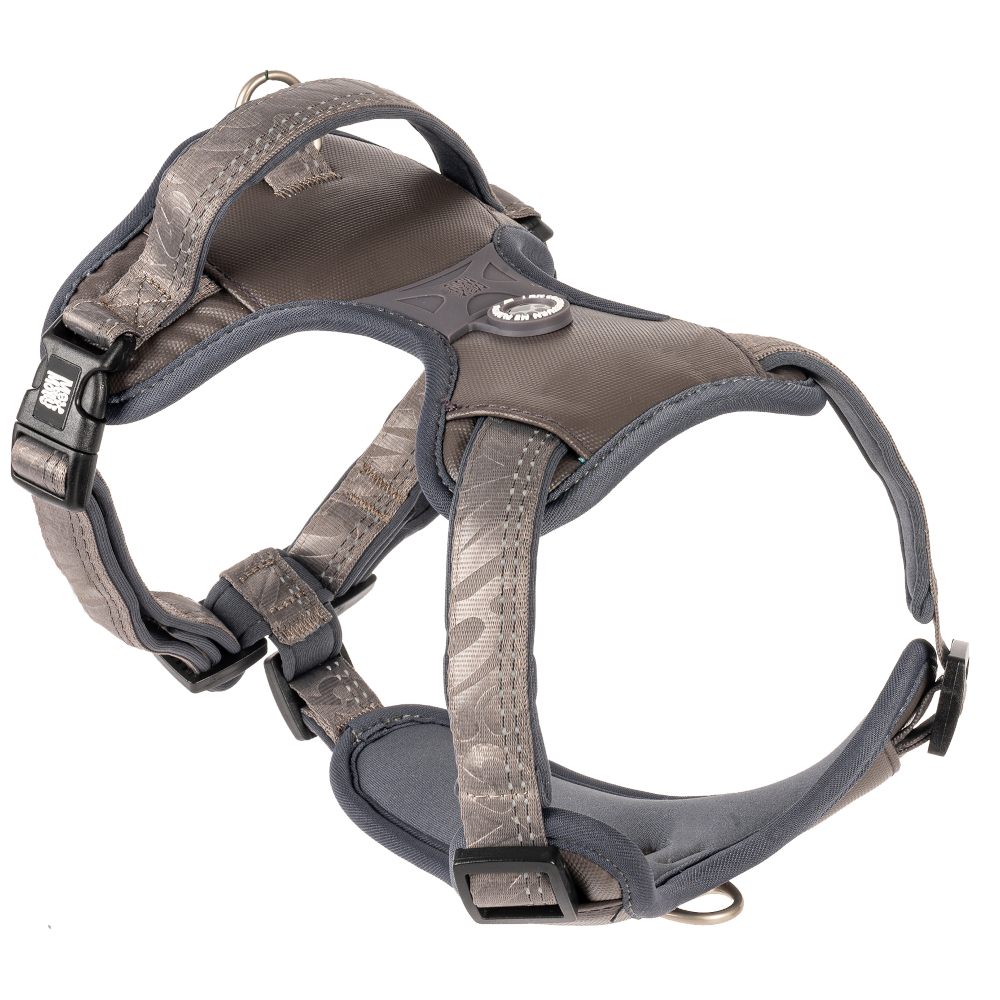 Pettorina sportiva Max & Molly - Matrix 2.0, Pietra - Taglia M: 48 - 65 cm di circonferenza toracica