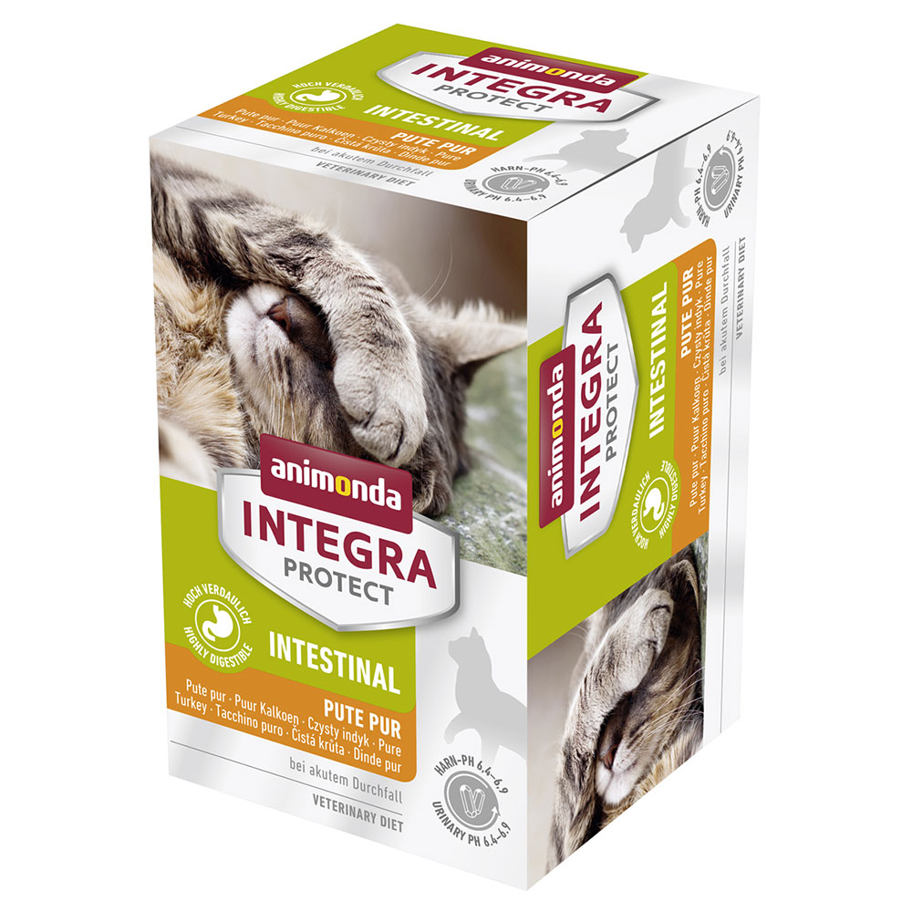 animonda Integra Protect Adult Intestinal Vaschetta umido gatto - 6 x 100 g Tacchino