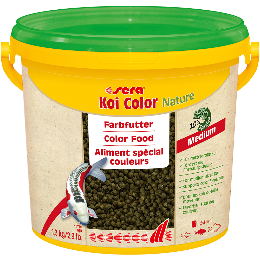 Sera Koi Color Nature Medium Mangime per pesci - 3800 ml