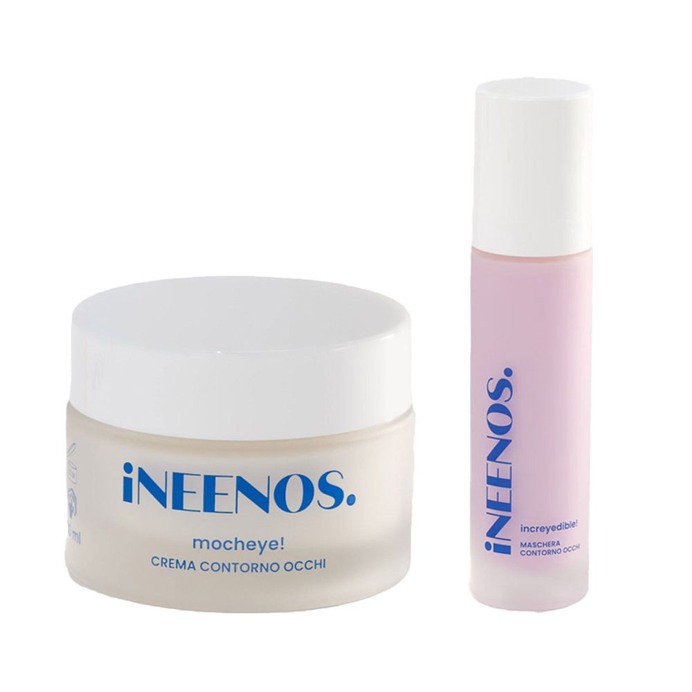 iNEENOS. Set mocheye! Brightening & depuffing eye cream + increyebible