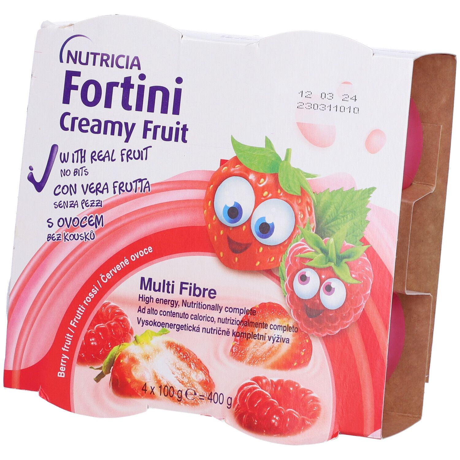 Fortini Creamy Fruit Fr Ro 4Pz 4x100 g Crema