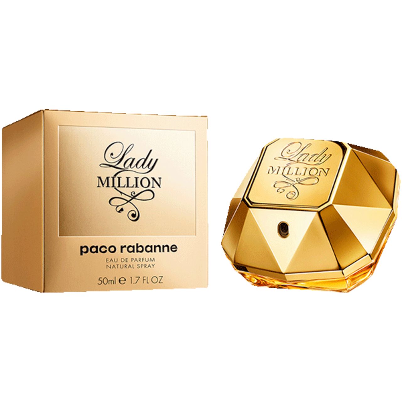 Paco Rabanne Lady Million Edp Spray 50ml 50 ml Profumo