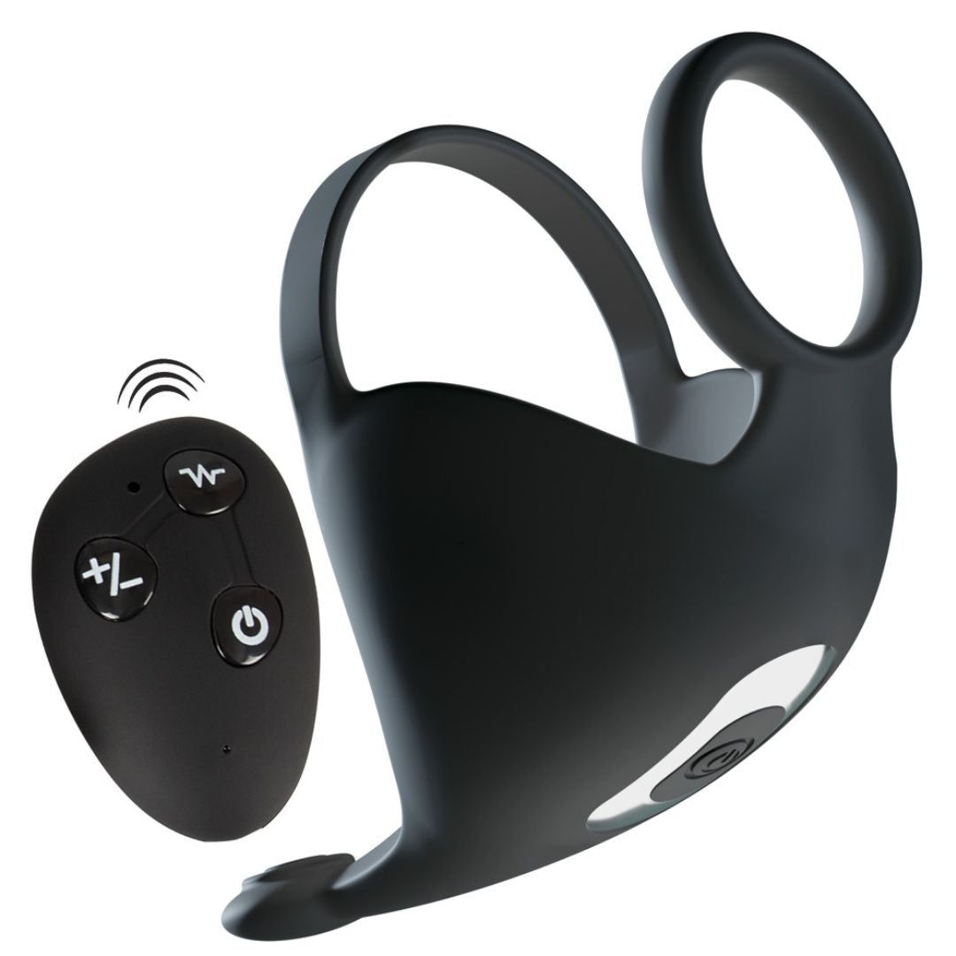 Vibratore per testicoli con pene e anello | Rebel 1 pz