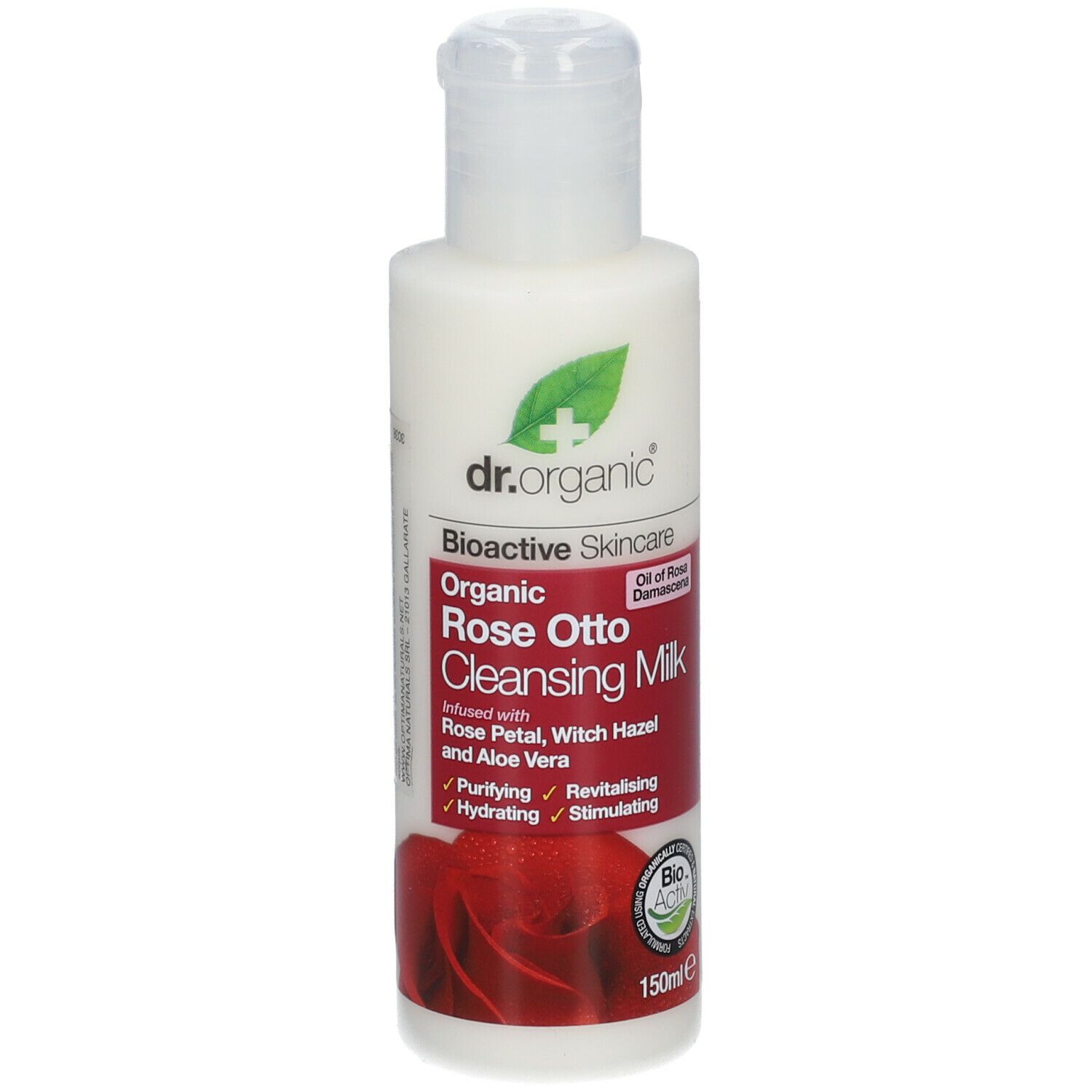 Dr. Organic® Rose Otto Cleansing Milk 150 ml Detergente