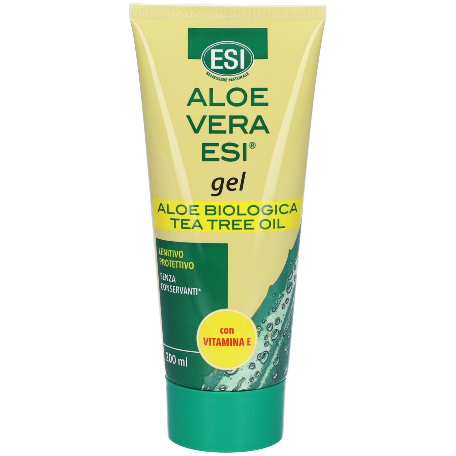 ESI Aloe Vera Gel con Vitamina E + Tea Tree Oil 200 ml