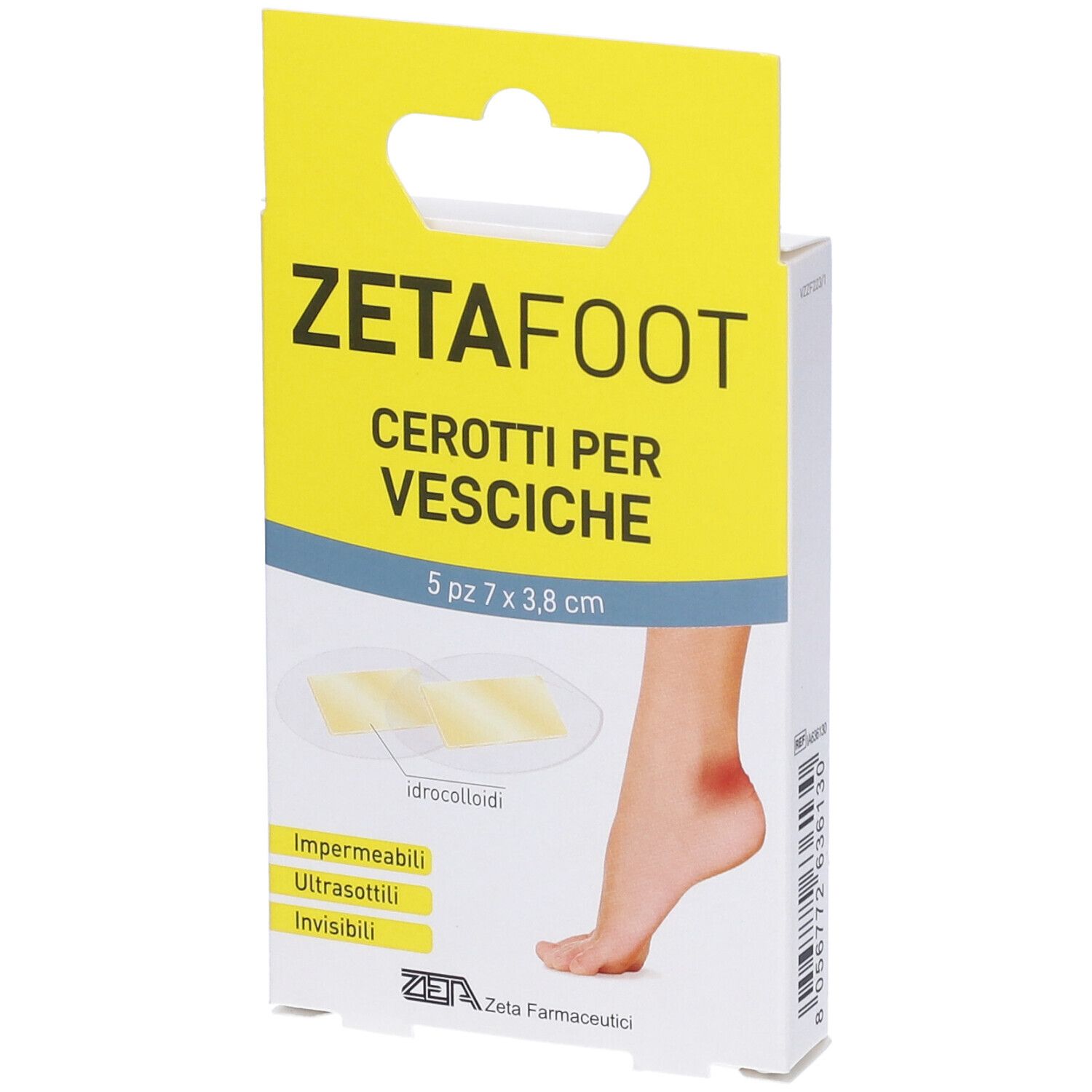 ZetaFoot Cerotti per Vesciche 5 pz Cerotto