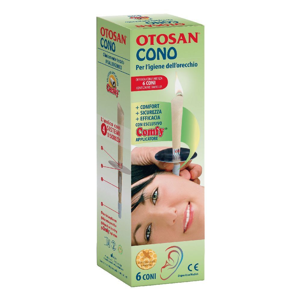 Otosan® Cono 6 coni pz Prodotti per la pulizia auricolare