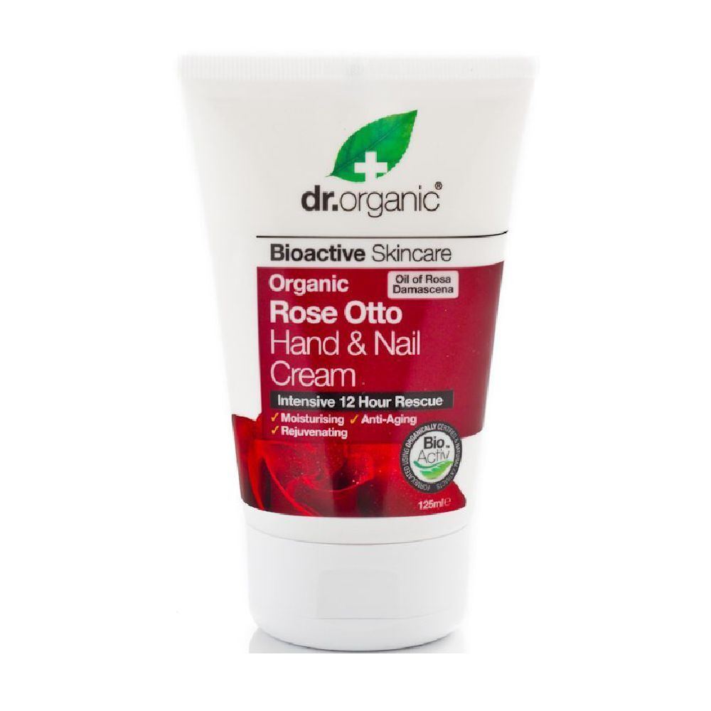 Dr. Organic® Organic Rose - Hand & Nail Cream 125 ml Crema