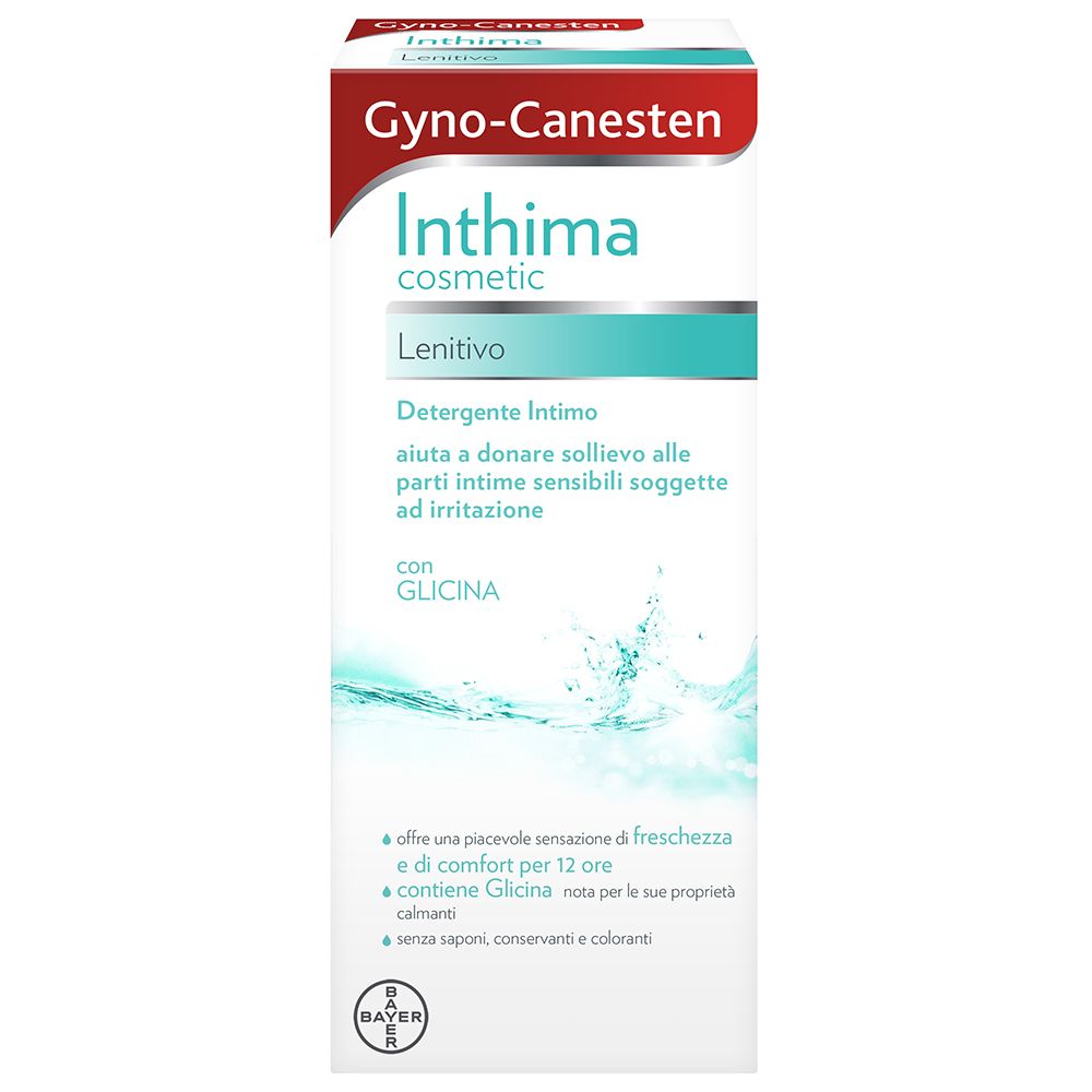 Gyno-Canesten Inthima Detergente Intimo Lenitivo per Igiene Intima 200