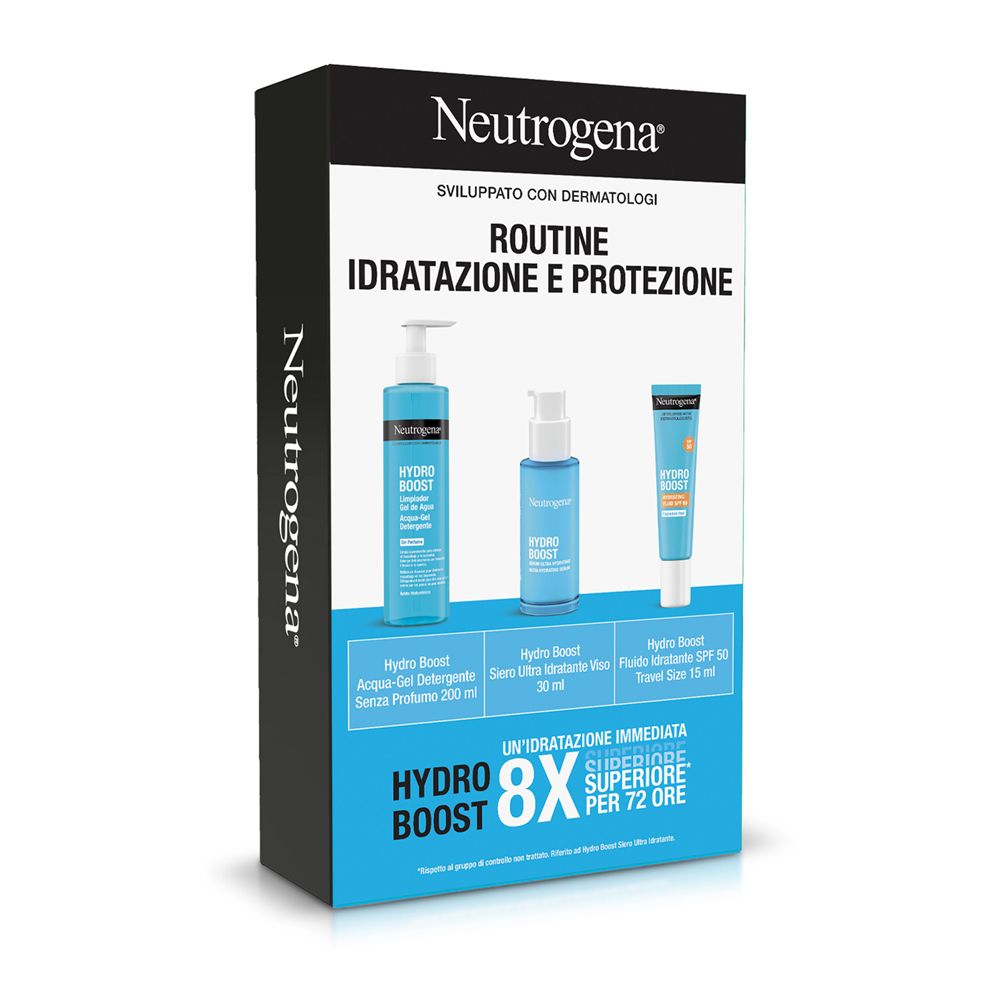 Cofanetto regalo Neutrogena Routine Idratazione e Protezione con Gel D