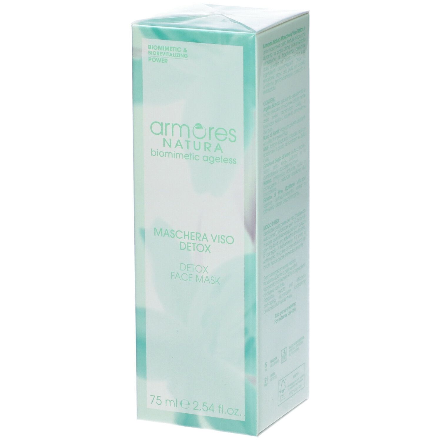 Armores Natura Biomimetic Ageless Maschera Viso Detox 75 ml Crema