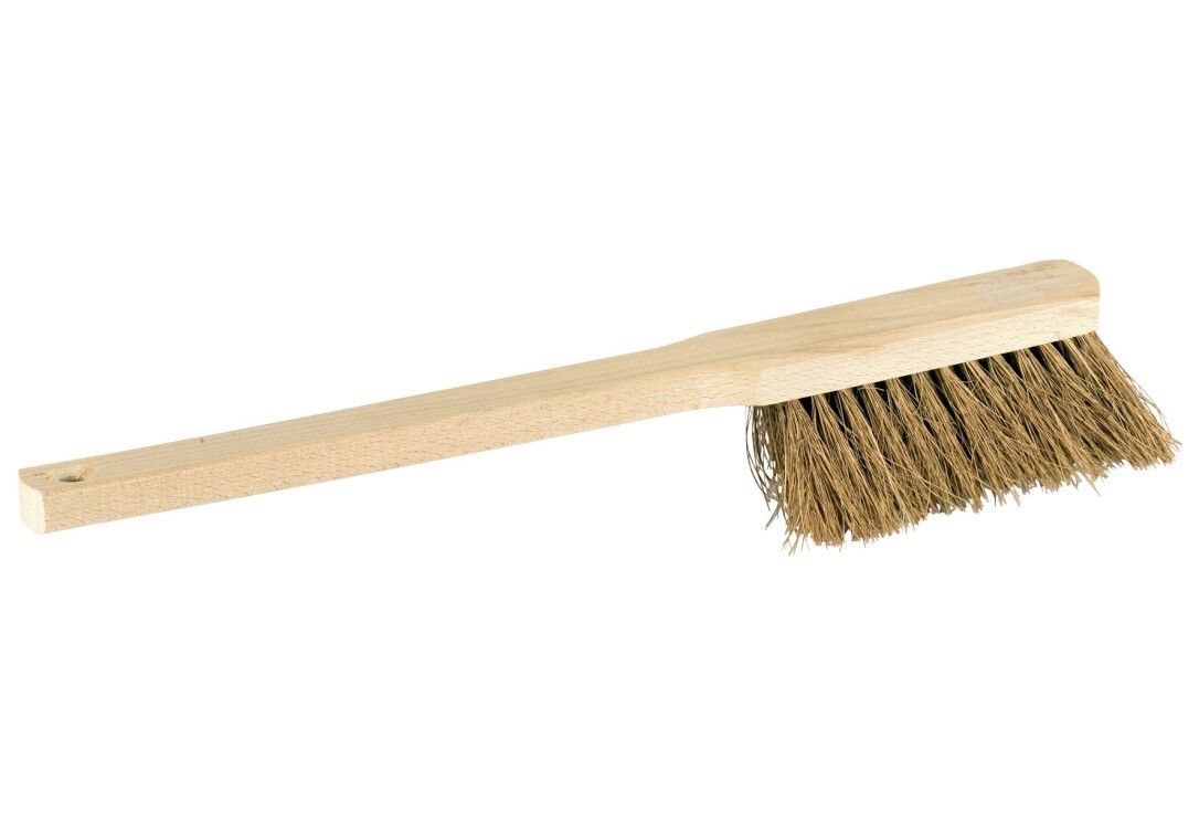 Spazzola a mano con manico lungo cocco 45 cm naturale 1 St
