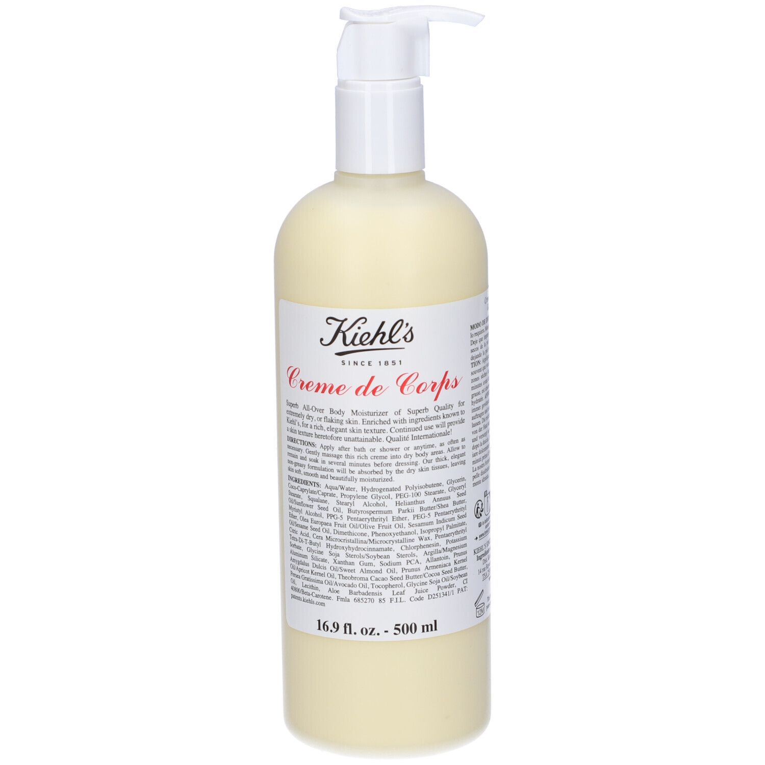 Kiehl´s Creme de Corps Crema Corpo 500ml 500 ml