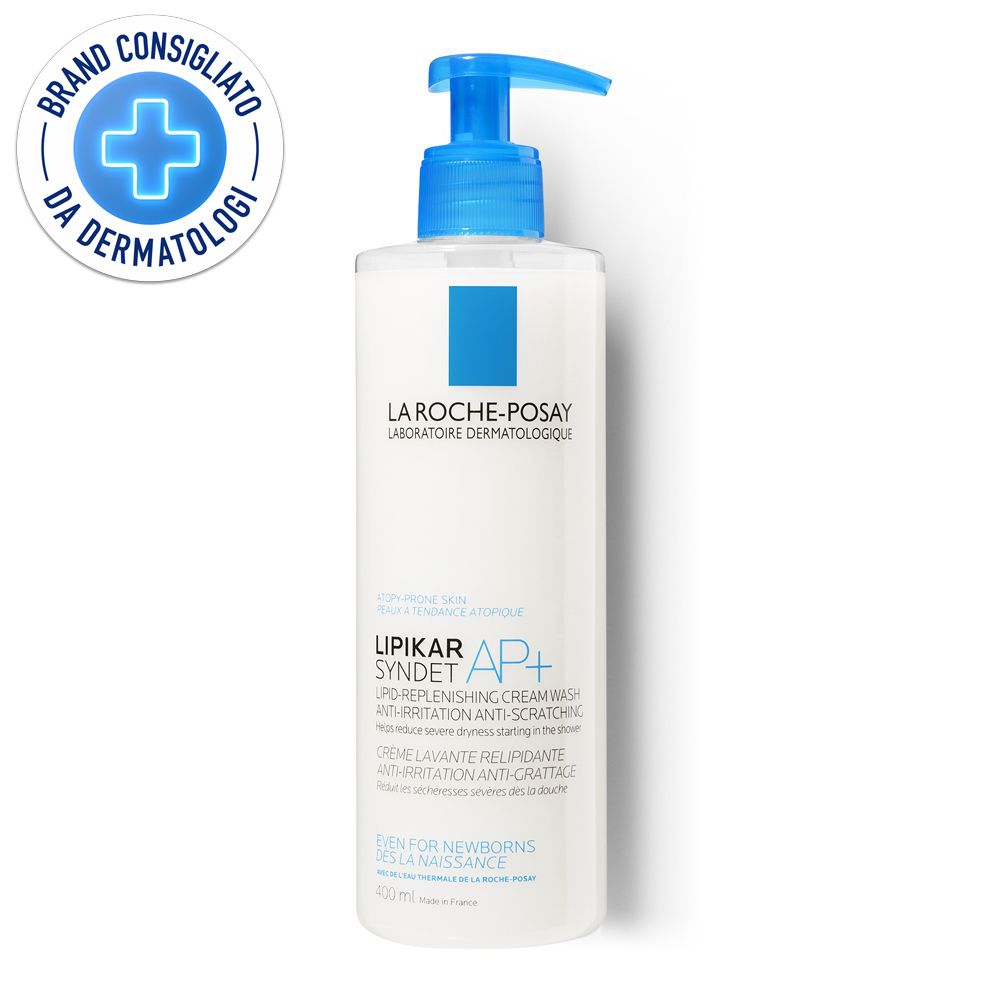 La Roche-Posay Lipikar Syndet AP+ Detergente Corpo 400 ml Sapone liqui