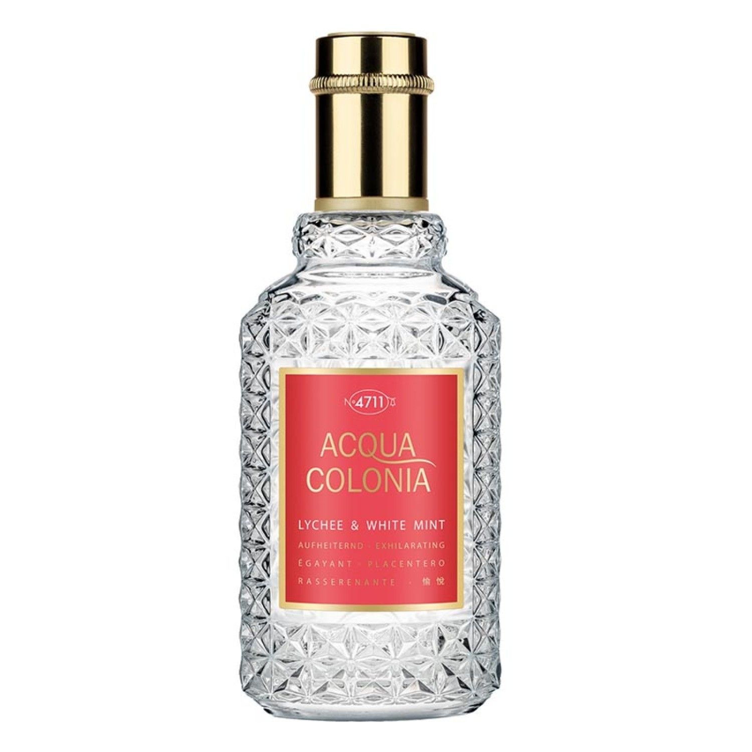 4711 Acqua Colonia Litchi e Menta Bianca Eau De Cologne Spray 50ml 50