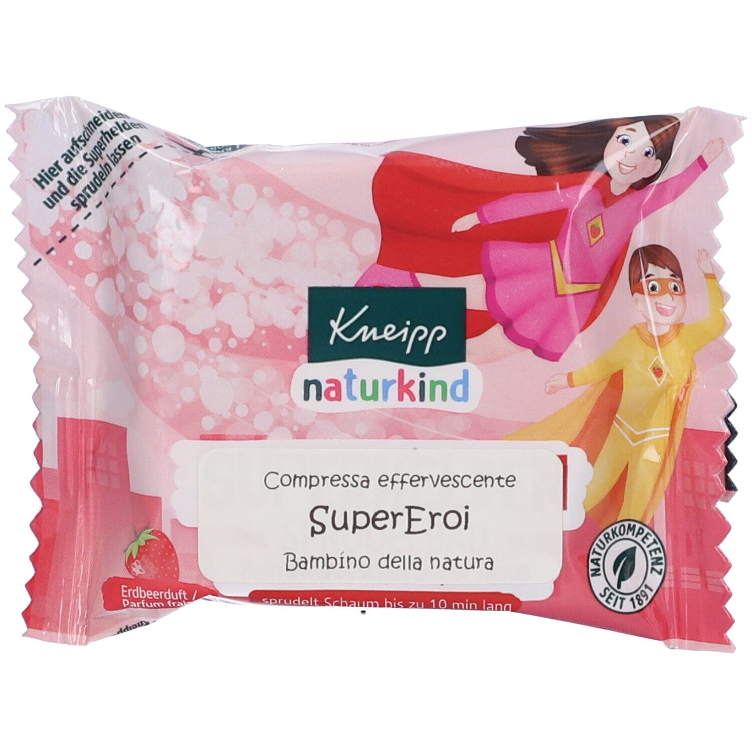 Kneipp Naturkind Compressa Effervescente Bagno Supereroi 60 g Altro