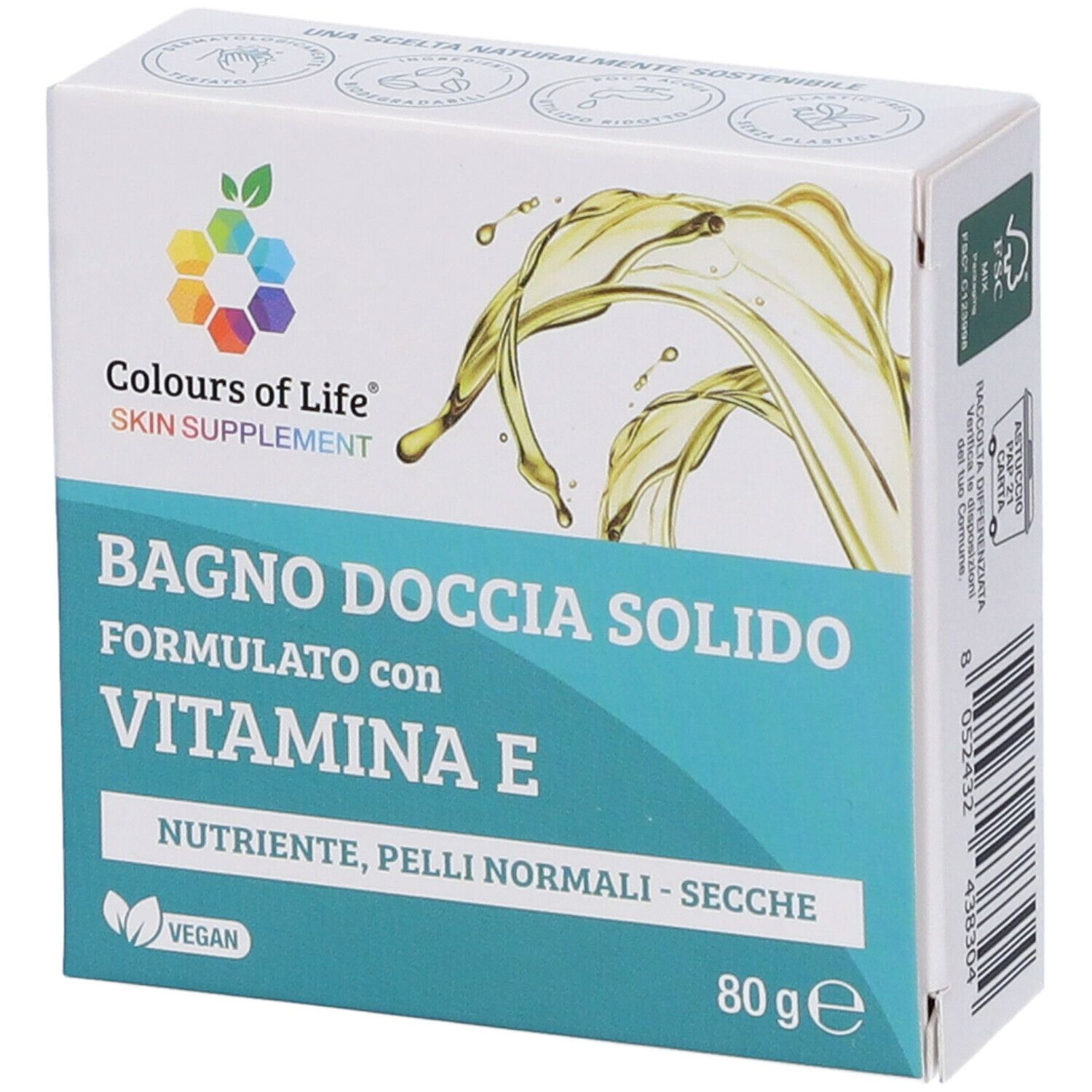 Colours Of Life Skin Supplement 80 g Sapone liquido