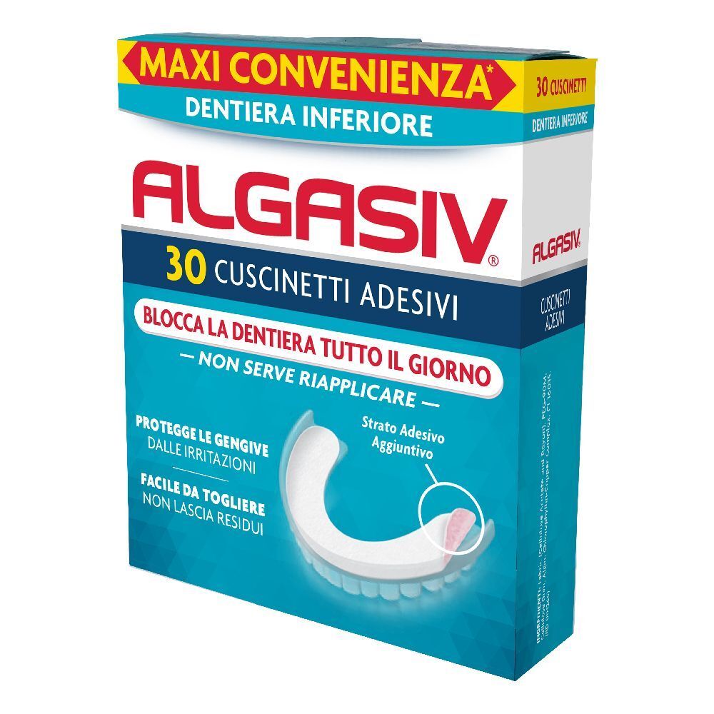ALGASIV® Cuscinetti Adesivi Dentiera Inferiore 1 pz Altro