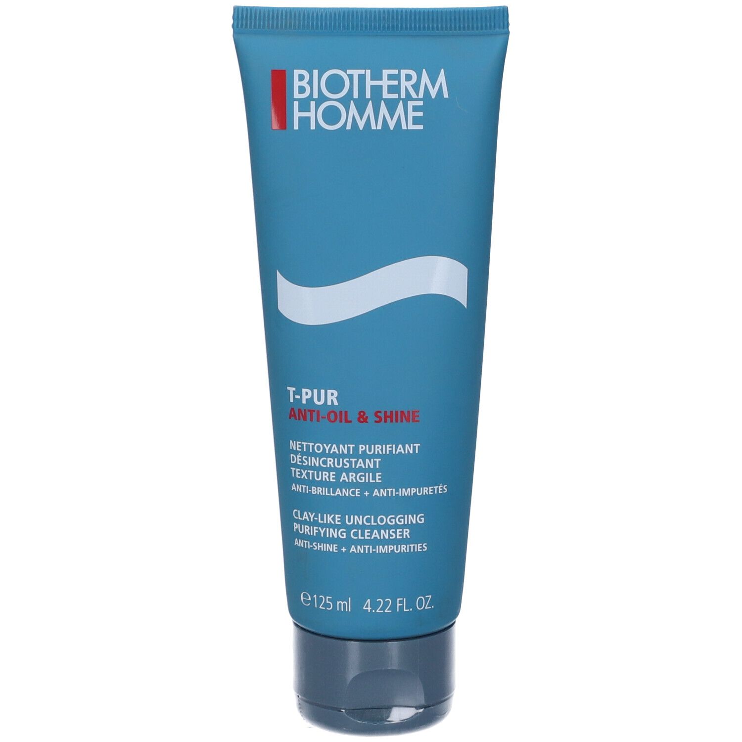 BIOTHERM Homme T-PUR Anti-Oil & Shine Detergente Viso Purificante 125