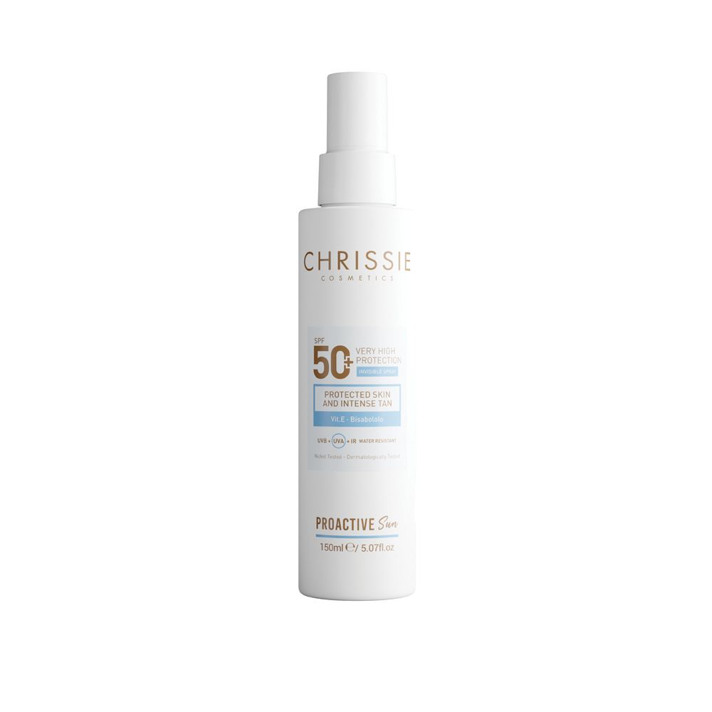 Chrissie Proactive Sun SPF50+ Invisible Spray 150 ml Crema solare